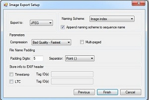 Export options Export options